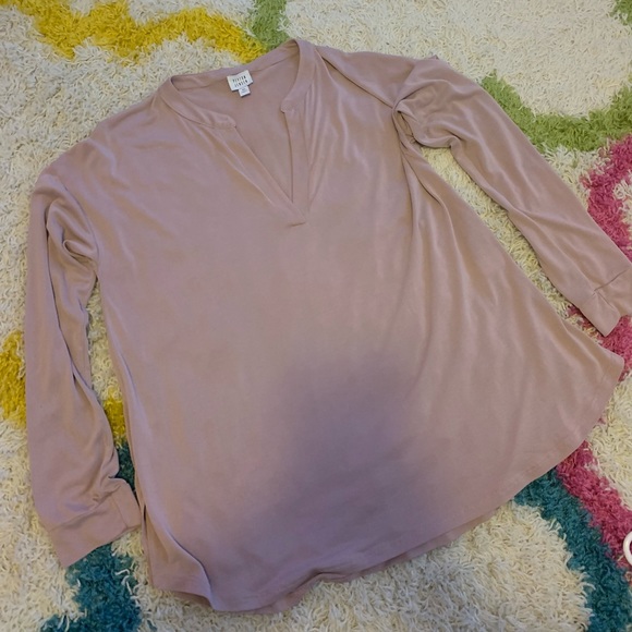 Evereve Tops - EUC Peyton Jenson pink tunic top size xl